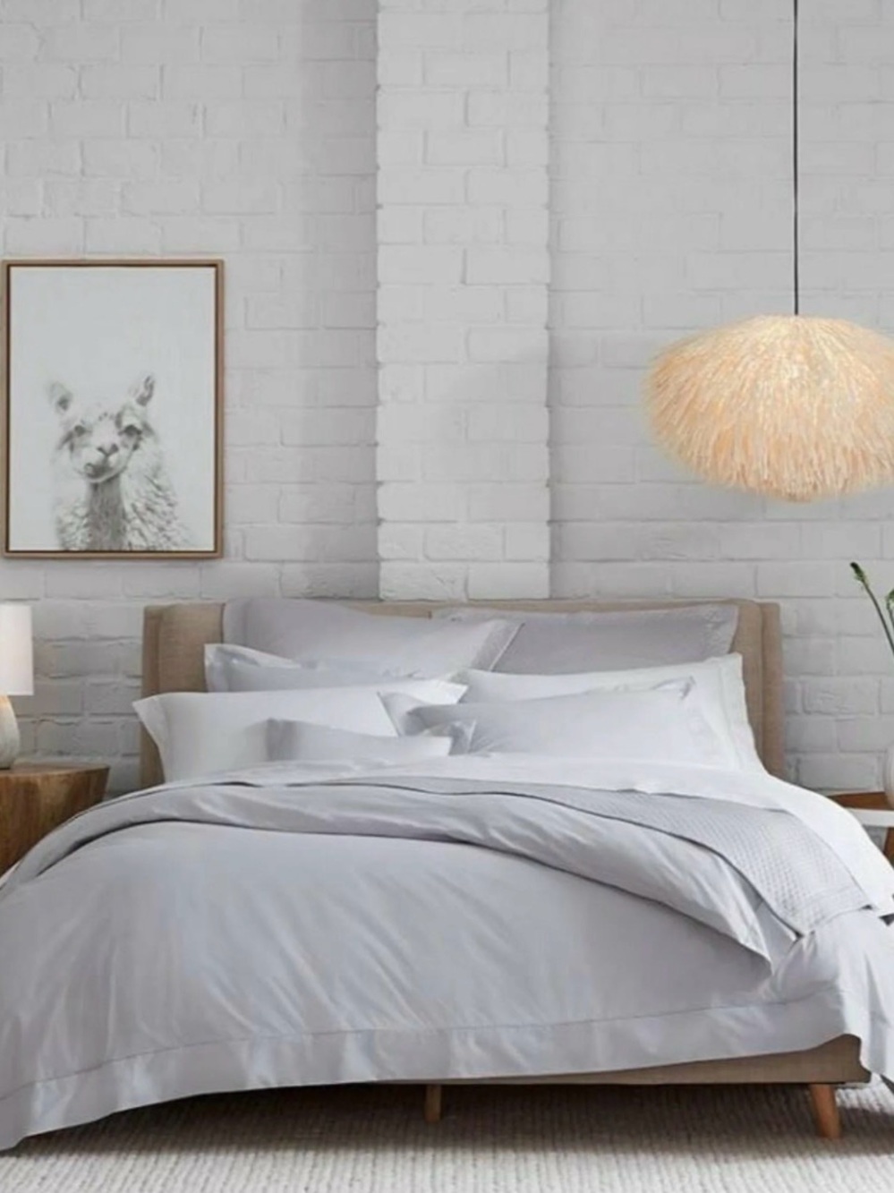 New SFERRA GIZA 45 1840 TC SATEEN Cotton Queen duvet Cover $2499 Retail TIN - Picture 9 of 10